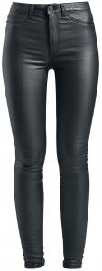 Джинсы Noisy May NMCallie High Waist Skinny Coated Pants, черный