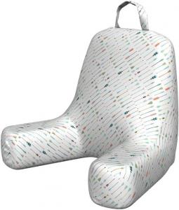 Наволочка для подушки для чтения Lunarable Arrows, с принтом в виде наклонных декоративных стрел, мягкая, без наполнителя, размер S, разноцветная., Multicolor