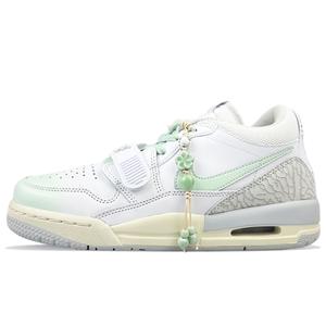 Баскетбольные кроссовки Legacy 312 Low с противоскользящей амортизацией и низким верхом для детей и подростков Jordan, белый/зеленый