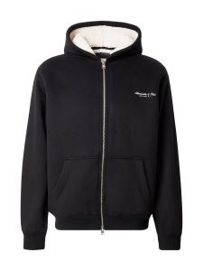 Abercrombie & Fitch Худи на молнии в черном цвете