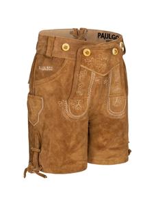 PAULGOS Кожаные шорты, натуральная кожа KK1, светло-коричневый цвет