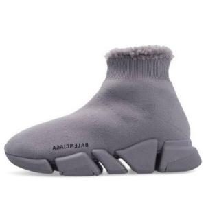 Кроссовки speed 2.0 sneakers 'grey recycled knit' Balenciaga, серый