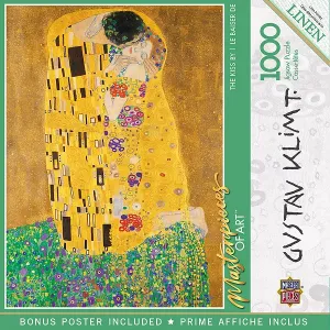 Шедевры искусства - пазл «Поцелуй» из 1000 деталей Masterpieces Puzzles, multicolor