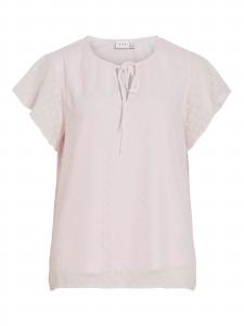 VILA Блузка в пастельно-розовом цвете