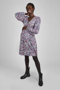 Платье для беременных с цветочным принтом на пуговицах Jojo Maman Bébé, синий