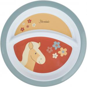 Тарелка Лошадка Санни Sterntaler, Mattrot