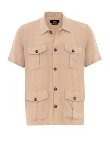 Рубашка на пуговицах стандартного кроя Antioch, цвет Nude