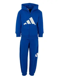 Спортивный костюм с логотипом Adidas Kids, синий