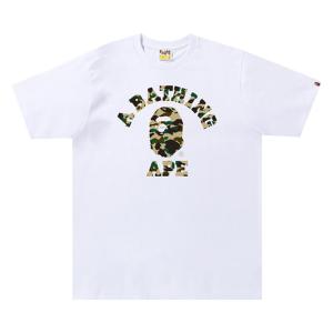 Футболка BAPE 1st Camo College, Белый/Желтый