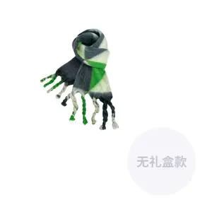 CMFY Вязаный шарф унисекс, Gray Green