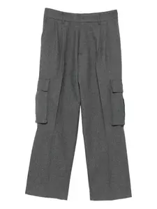 Приталенные брюки-карго Patrizia Pepe, серый