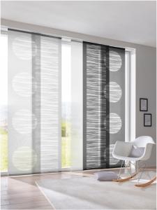 Heine Раздвижная штора серого цвета