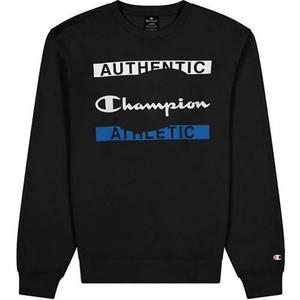 Мужская толстовка Champion Authentic Athletic с круглым вырезом, черная