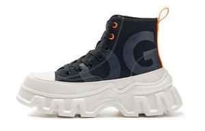 Кеды унисекс высокие черные Ogr