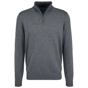 Свитер Fynch Hatton SFPK215 Half Zip, серый