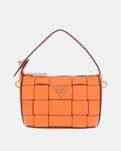 Маленькая сумка через плечо на молнии Guess, оранжевый