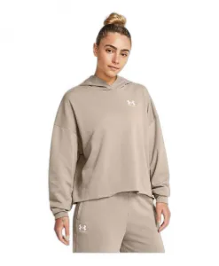 Толстовка Rival Terry оверсайз Under Armour, бежевый