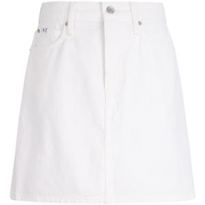 Calvin Klein Джинсовая короткая юбка, женская, белая