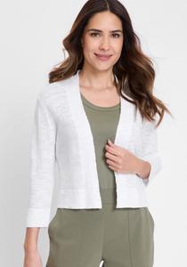Женский укороченный кардиган с поясом Olsen, White