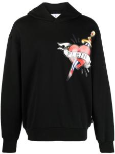 Худи с принтом Philipp Plein, черный