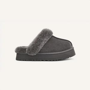 UGG Женские тапочки Disquette, цвет угольно-серый
