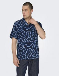 Футболка ONLY & SONS в цвете индиго