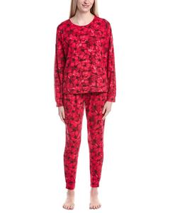 Пижамный комплект Sanctuary из 2 предметов: топ и спортивные штаны, красный