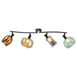 Потолочный светильник Globo Lighting Telesto, цветное стекло/железо - 4 лампы