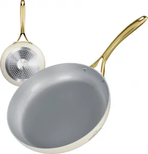 Сковорода диаметром 20 см, керамическая, с покрытием, подходит для индукционных плит, устойчива к царапинам, выдерживает температуру до 280 °C Homelux