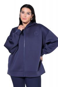 Studio Untold Худи на молнии в ночном синем