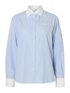 SELECTED Рубашка 'SLFILINA' в цвете Navy, Light Blue