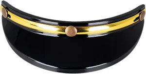 Солнцезащитный козырек для шлема с 3 зажимами, защитная лицевая панель для мотоцикла, защитный чехол для козырька от УФ-излучения, солнцезащитный козырек для шлема, прочный солнцезащитный козырек для мотоциклетных шлемов, goldfarben