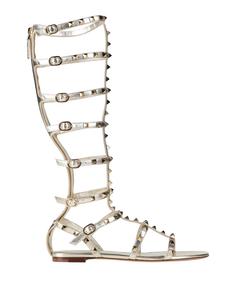 Сандалии Valentino Garavani, платиновый