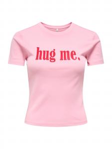 ONLY Футболка 'ONLKIRA' в цвете фуксия, розовая