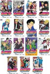 mukawa Boruto Manga Set, Vol. 1-15 White (Generic)