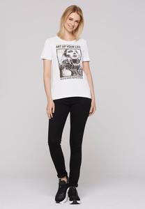 Футболка с принтом Soccx, белый