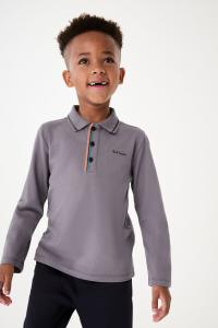 Футболка поло с длинными рукавами для мальчиков Paul Smith Junior, фиолетовый