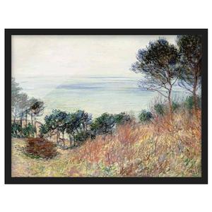 Картина Bilderwelten Claude Monet Küste Varengeville I, бежевый