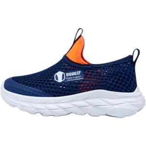 Скользостойкие амортизирующие износостойкие дышащие низкие детские повседневные кроссовки Kids' BIG WASP, темно-синий