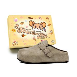 SHUXIAOBEI Закрытые тапочки женские - хаки (высококачественная ткань, комфортная подкладка, улучшенная версия) [подарочный набор]