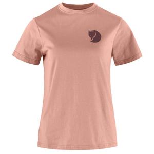 Футболка Fjällräven Women's Fox Boxy Logo Tee, цвет Dusty Rose