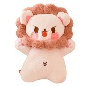 Мягкая и очаровательная плюшевая кукла милый лев высота 40см/60см MLING, розовый