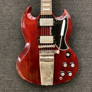 Gibson SG Standard 1964 с Maestro Vibrola Ultra Light Aged Murphy Lab - Вишнево-красный
