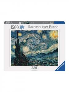 Пазл Ravensburger, 1500 деталей, Винсент ван Гог, «Звездная ночь» (1889), цветной