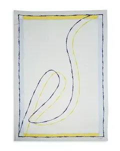 Шерстяной шарф Astra Scribble Rag & Bone, синий