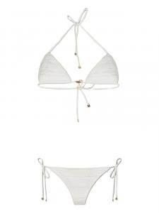 AMIRI крючком треугольное бикини, белый