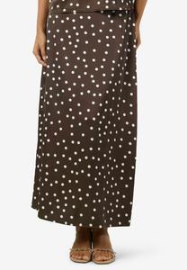 Юбка Noisy May MIDI, Chocolate Brown/Brown