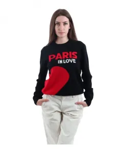 Свитер с круглым вырезом Mc2 Saint Barth, черный