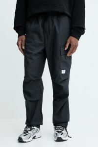 Хлопковые брюки Hugo Blue, черный