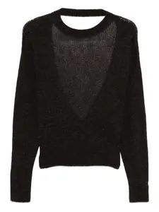 Свитер с открытой спиной Haikure, коричневый